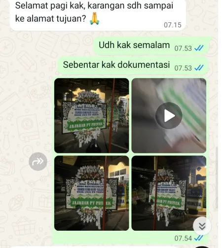 Pengiriman Papan Bunga Selamat Wangkelang Kandangserang